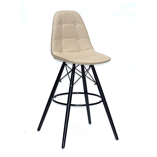 Барный стул Onder Mebli Alex BAR 75-BK Бежевый 06 Экокожа-0