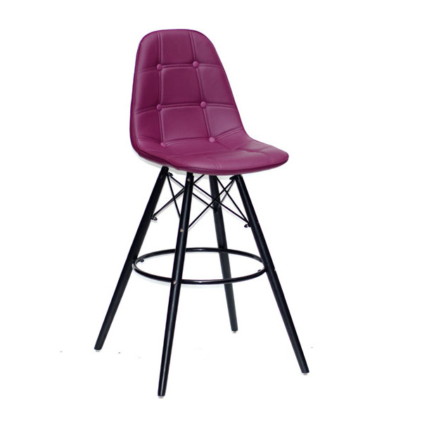 Барний стілець Onder Mebli Alex BAR 75-BK Пурпурний 61-0