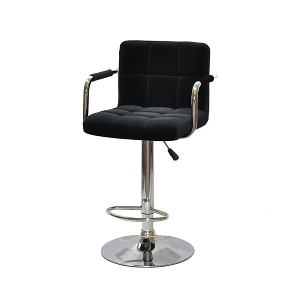 Барный стул Onder Mebli Arno-Arm BAR CH-BASE Черный B-1011 Бархат-1