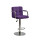 Барный стул Onder Mebli Arno-Arm BAR CH-BASE Пурпурный B-1013 Бархат