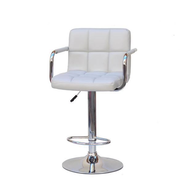 Барный стул Onder Mebli Arno-Arm BAR CH-BASE Серый 1008 Экокожа-1