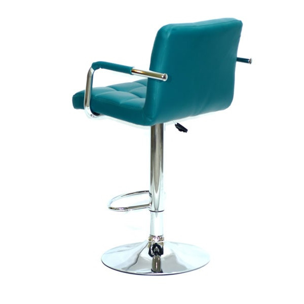 Барный стул Onder Mebli Arno-Arm BAR CH-BASE Зеленый 1002 Экокожа-3