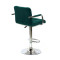 Барный стул Onder Mebli Arno-Arm BAR CH-BASE Зеленый B-1003 Бархат-3-thumb