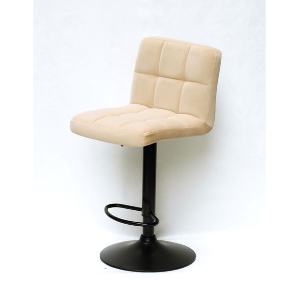 Барный стул Onder Mebli Arno BAR BK-BASE Бежевый B-1005 Бархат-1