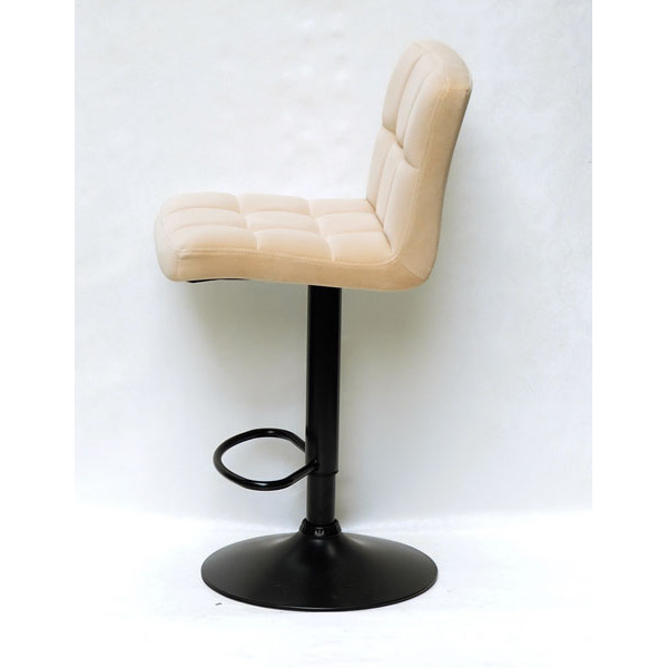 Барный стул Onder Mebli Arno BAR BK-BASE Бежевый B-1005 Бархат-2