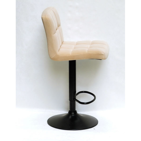 Барный стул Onder Mebli Arno BAR BK-BASE Бежевый B-1005 Бархат-3