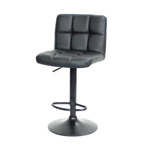 Барный стул Onder Mebli Arno BAR BK-BASE Черный Экокожа-1