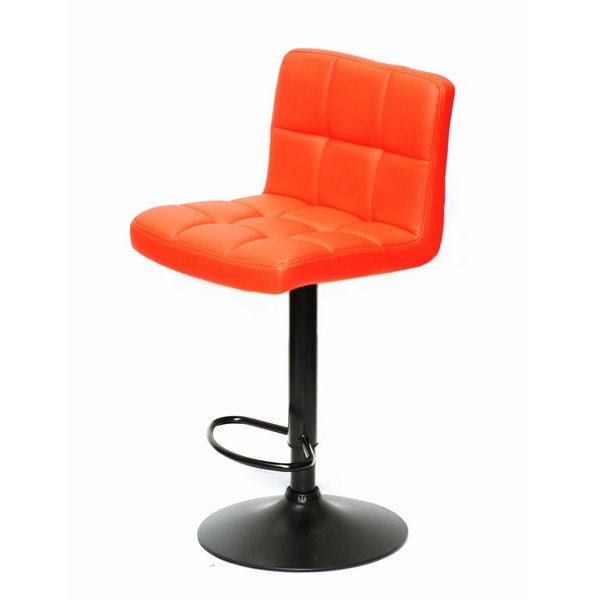 Барный стул Onder Mebli Arno BAR BK-BASE Красный 1007 Экокожа-1