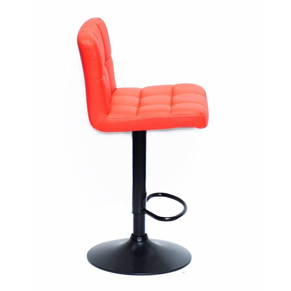 Барный стул Onder Mebli Arno BAR BK-BASE Красный 1007 Экокожа-3