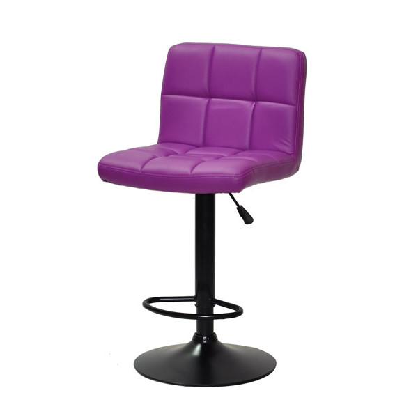 Барний стілець Onder Mebli Arno BAR BK-BASE Пурпурний 1010 Екошкіра-1