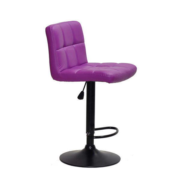Барний стілець Onder Mebli Arno BAR BK-BASE Пурпурний 1010 Екошкіра-2