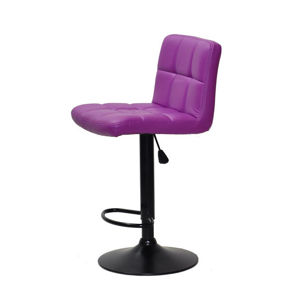 Барний стілець Onder Mebli Arno BAR BK-BASE Пурпурний 1010 Екошкіра-3
