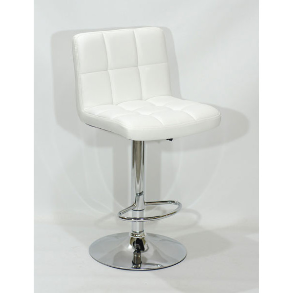 Барний стілець Onder Mebli Arno BAR CH-BASE Білий Екошкіра-0