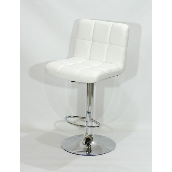 Барний стілець Onder Mebli Arno BAR CH-BASE Білий Екошкіра-1