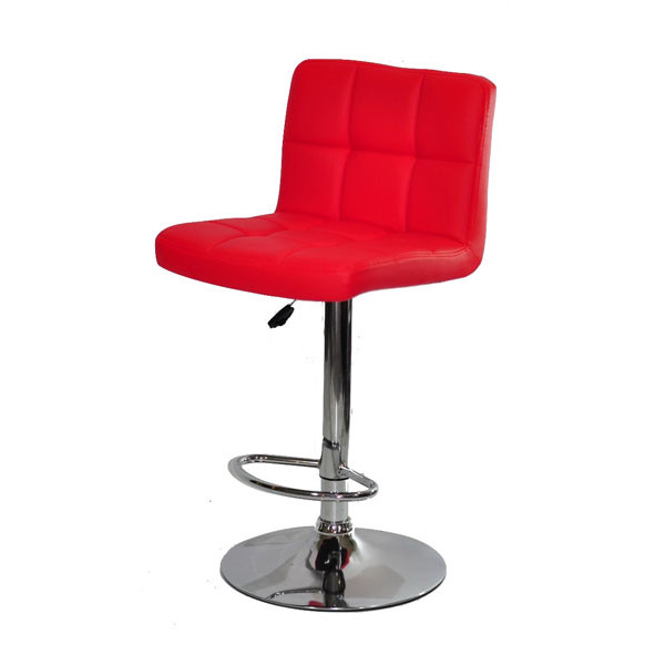 Барный стул Onder Mebli Arno BAR CH-BASE Красный 1007 Кожзам-1
