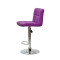 Барний стілець Onder Mebli Arno BAR CH-BASE Пурпурний 1010 Екошкіра-3-thumb