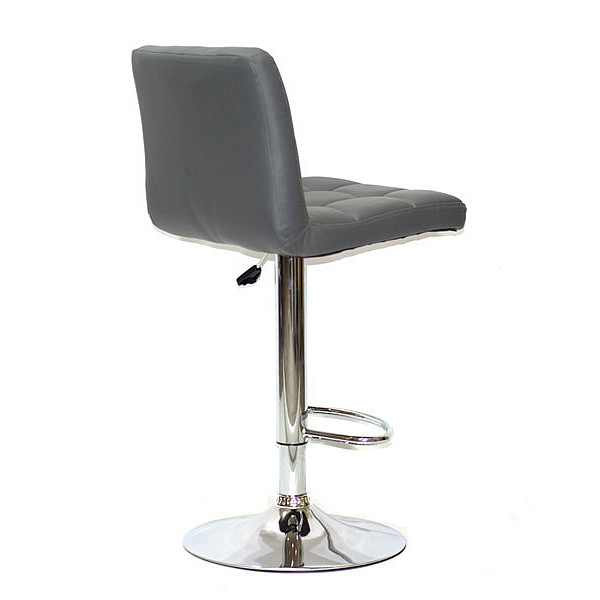 Барный стул Onder Mebli Arno BAR CH-BASE Серый 1001 Экокожа-2
