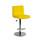Барний стілець Onder Mebli Arno BAR CH-BASE Жовтий 1006 Екошкіра