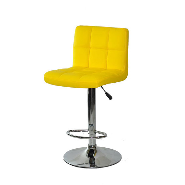 Барний стілець Onder Mebli Arno BAR CH-BASE Жовтий 1006 Екошкіра-1