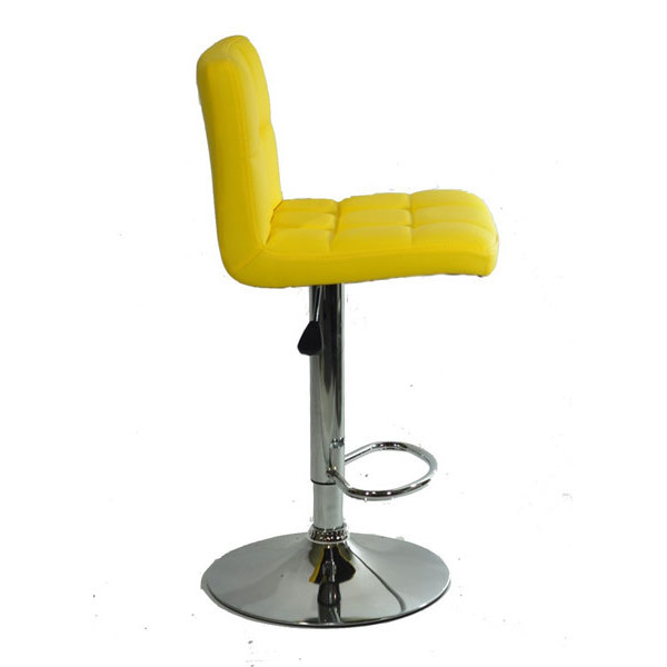 Барний стілець Onder Mebli Arno BAR CH-BASE Жовтий 1006 Екошкіра-2