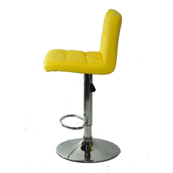 Барний стілець Onder Mebli Arno BAR CH-BASE Жовтий 1006 Екошкіра-3