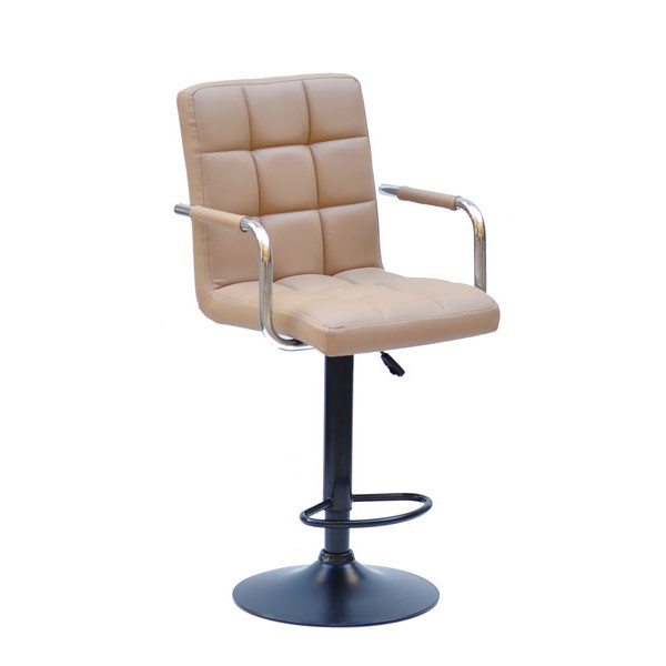 Барний стілець Onder Mebli Augusto-Arm BAR BK-BASE Бежевий 1009-0