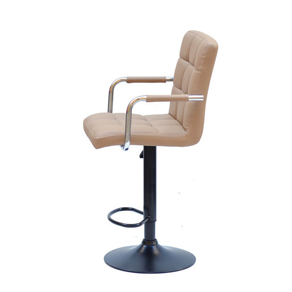 Барний стілець Onder Mebli Augusto-Arm BAR BK-BASE Бежевий 1009-2