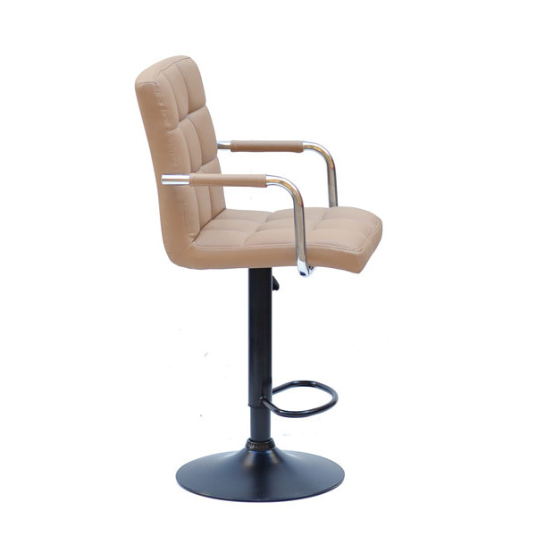 Барний стілець Onder Mebli Augusto-Arm BAR BK-BASE Бежевий 1009-3