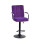 Барный стул Onder Mebli Augusto-Arm BAR BK-BASE Пурпурный B-1013 Бархат