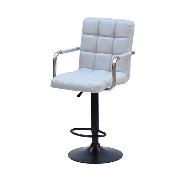 Барний стілець Onder Mebli Augusto-Arm BAR BK-BASE Сірий 1008-1