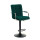 Барный стул Onder Mebli Augusto-Arm BAR BK-BASE Зеленый B-1003 Бархат