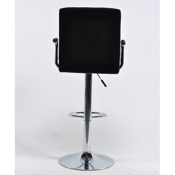 Барний стілець Onder Mebli Augusto-Arm BAR CH-BASE Чорний B-1011 Оксамит-3