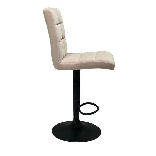 Барний стілець Onder Mebli Augusto BAR BK-BASE Бежевий B-1005 Оксамит-2