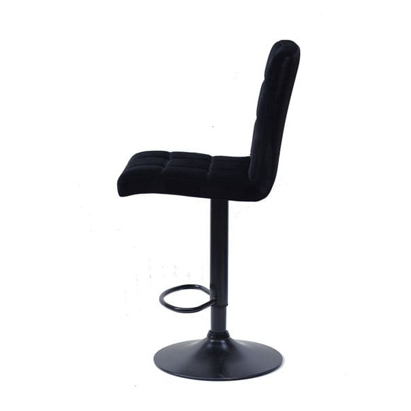 Барний стілець Onder Mebli Augusto BAR BK-BASE Чорний B-1011 Оксамит-2