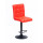 Барный стул Onder Mebli Augusto BAR BK-BASE Красный 1007 Экокожа