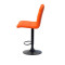 Барный стул Onder Mebli Augusto BAR BK-BASE Оранж 1012 Экокожа-2-thumb