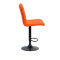 Барный стул Onder Mebli Augusto BAR BK-BASE Оранж 1012 Экокожа-3-thumb