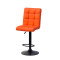 Барный стул Onder Mebli Augusto BAR BK-BASE Оранж 1012 Экокожа-1-thumb