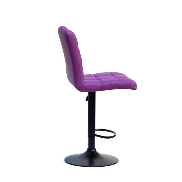 Барний стілець Onder Mebli Augusto BAR BK-BASE Пурпурний 1010 Екошкіра-2