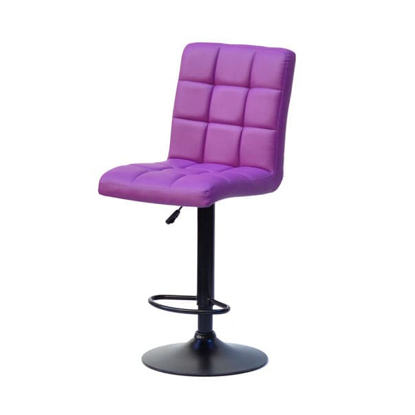 Барний стілець Onder Mebli Augusto BAR BK-BASE Пурпурний 1010 Екошкіра-1