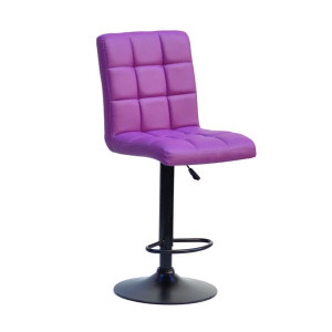 Барний стілець Onder Mebli Augusto BAR BK-BASE Пурпурний 1010 Екошкіра
