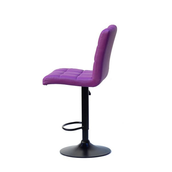 Барний стілець Onder Mebli Augusto BAR BK-BASE Пурпурний 1010 Екошкіра-3