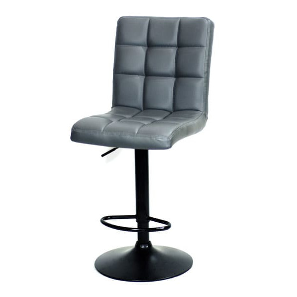 Барний стілець Onder Mebli Augusto BAR BK-BASE Сірий 1001-0