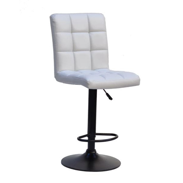 Барный стул Onder Mebli Augusto BAR BK-BASE Серый 1008 Экокожа-0