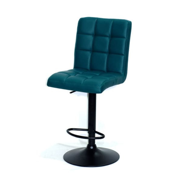 Барний стілець Onder Mebli Augusto BAR BK-BASE Зелений 1002 Екошкіра-1