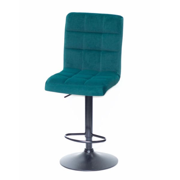 Барний стілець Onder Mebli Augusto BAR BK-BASE Зелений B-1003 Оксамит-1