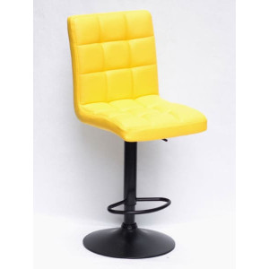 Барный стул Onder Mebli Augusto BAR BK-BASE Желтый 1006 Экокожа