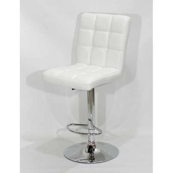 Барний стілець Onder Mebli Augusto BAR CH-BASE Білий Екошкіра-1