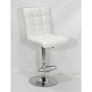 Барний стілець Onder Mebli Augusto BAR CH-BASE Білий Екошкіра