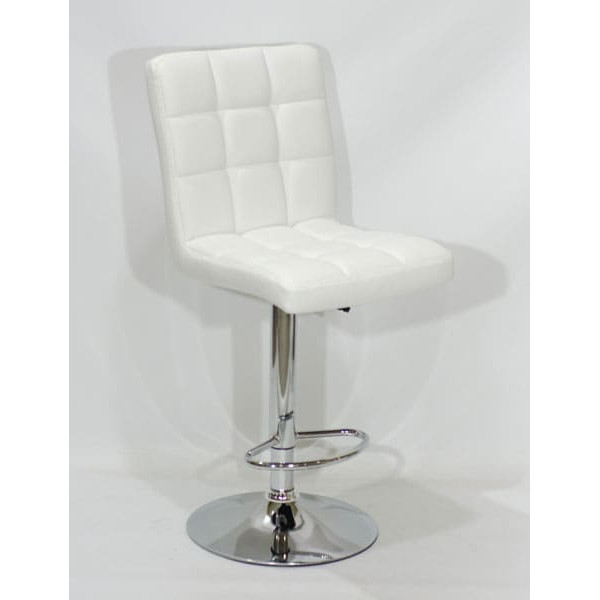 Барний стілець Onder Mebli Augusto BAR CH-BASE Білий Екошкіра-0